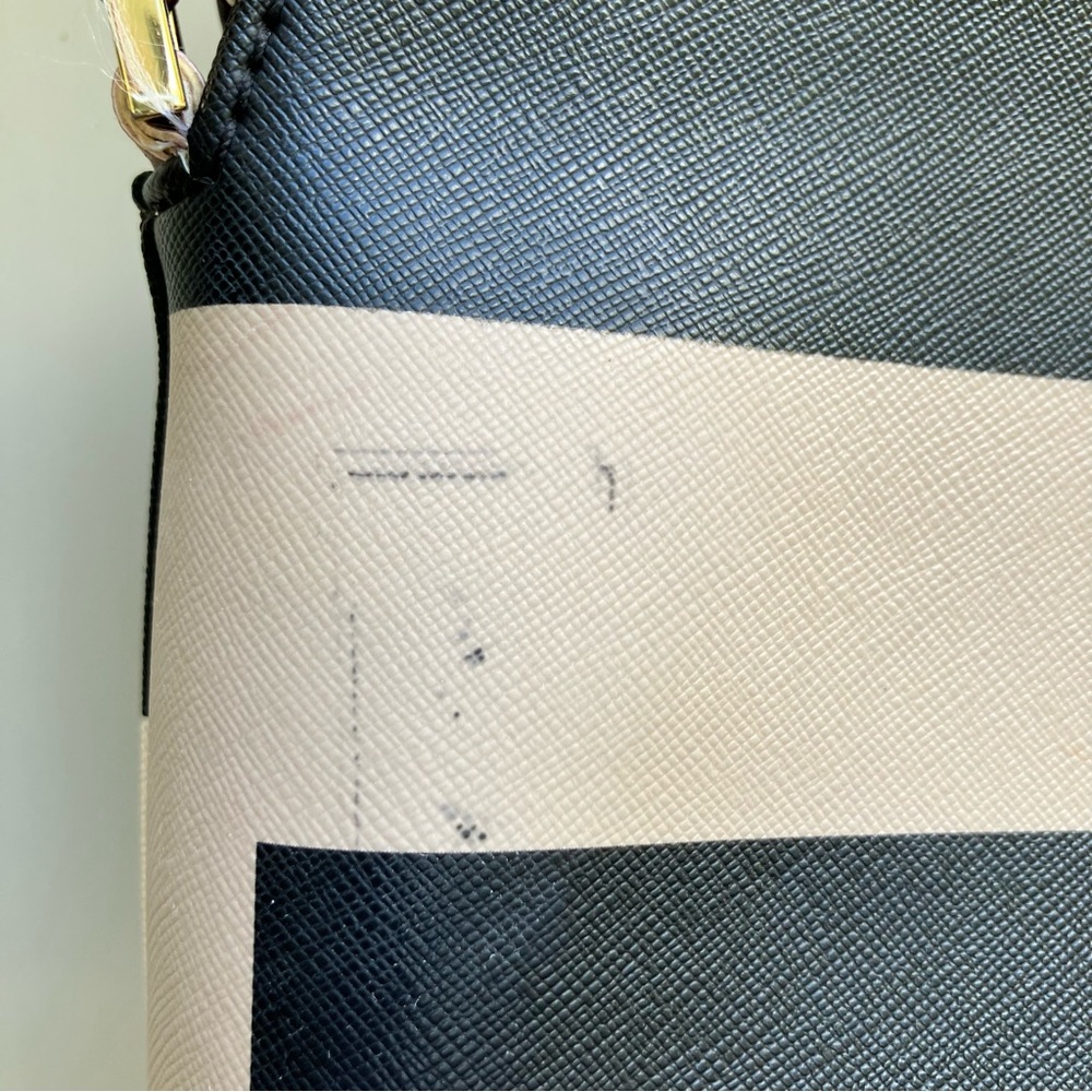 Kate Spade Colorblock crossbody adjustable strap preppy coffeecore Eurosummer - Picture 6 of 13